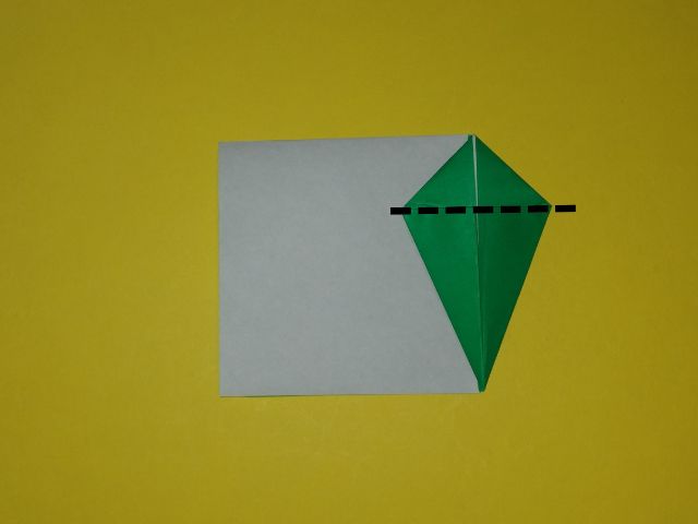 クジャクの折り方8